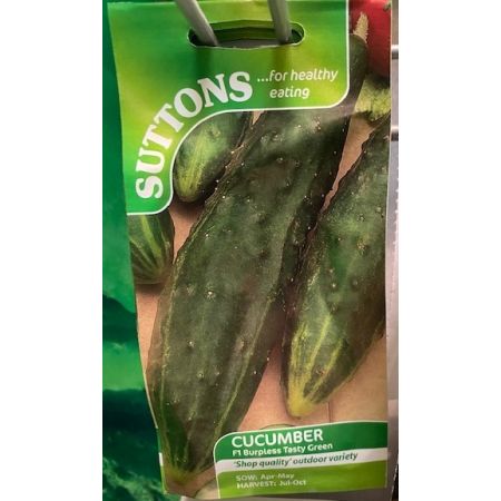 Cucumber Seeds - F1 Burpless Tasty Green