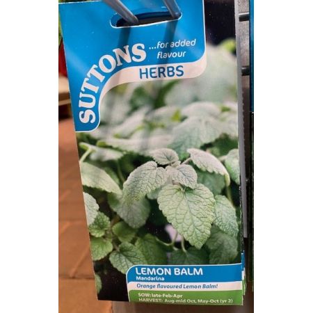 Herb Seeds - Lemon Balm Mandarina