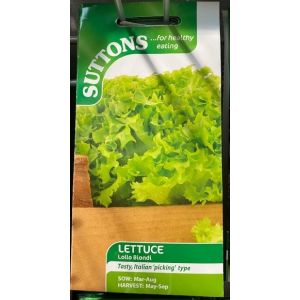 Lettuce Seeds - Lollo Bionda