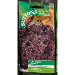 Lettuce Seeds - Lollo Rossa