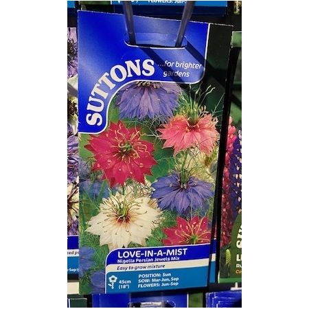 Love-in-a-Mist Seeds - Persian Jewels Mix